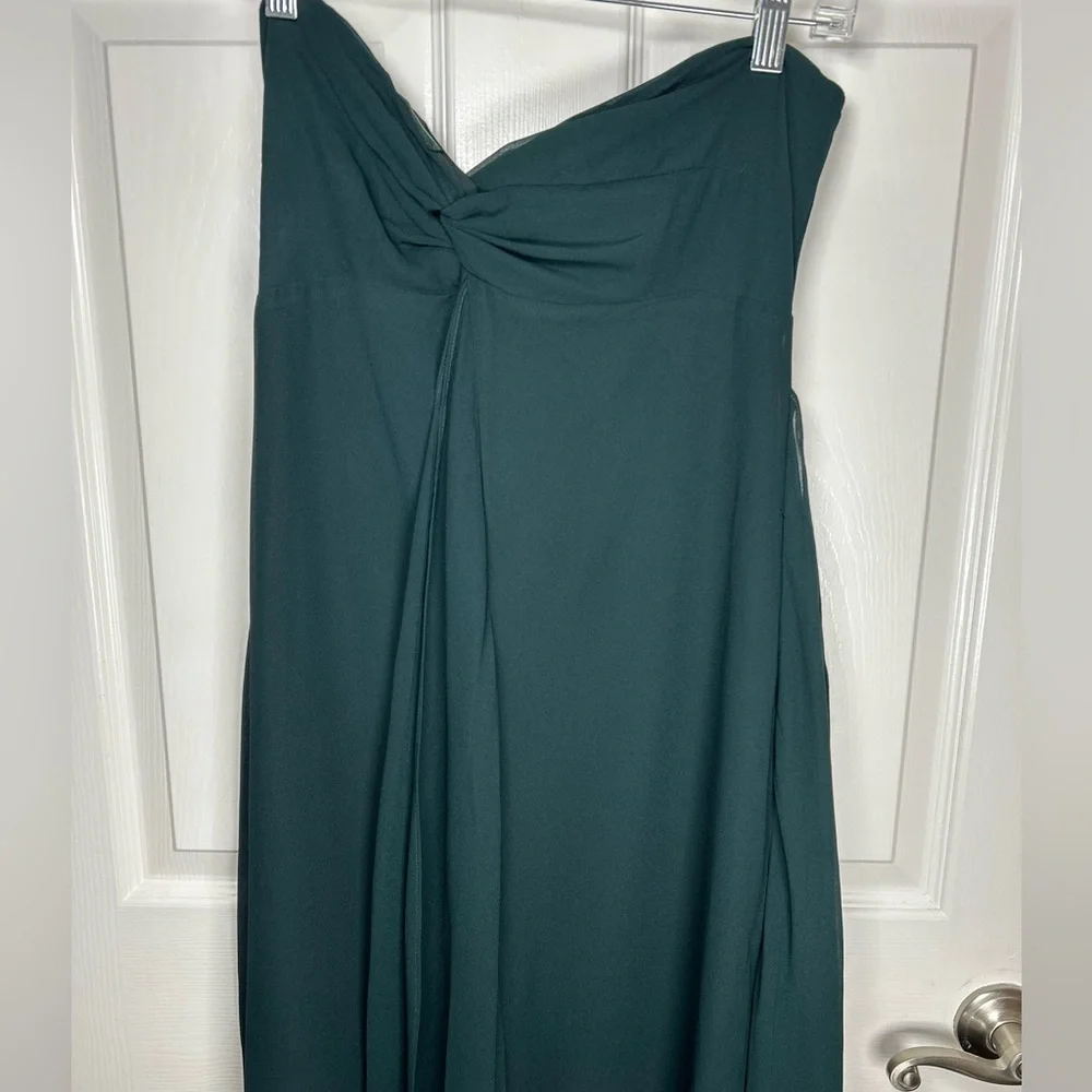 Lulu's Dark Teal Blue Green Maxi Dress - Picture 7 of 15